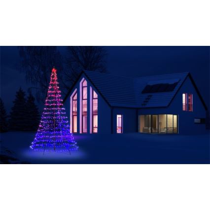 Twinkly - LED RGBW Stmívatelný venkovní vánoční stromeček LIGHT TREE 750xLED 4m IP44 Wi-Fi