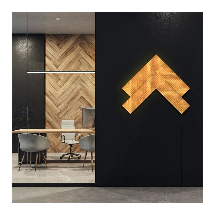 Twinkly - LED RGB Stmívatelný panel SQUARES 64xLED 16x16 cm Wi-Fi