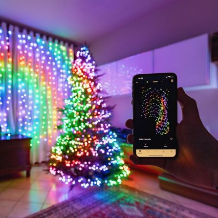 Twinkly - LED RGB Stmívatelný venkovní vánoční řetěz STRINGS 100xLED 11,5m IP44 Wi-Fi