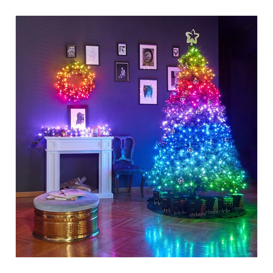 Twinkly - LED RGB Stmívatelný venkovní vánoční řetěz STRINGS 100xLED 11,5m IP44 Wi-Fi