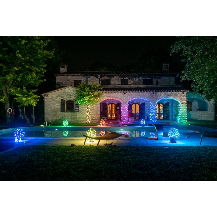 Twinkly - LED RGBW Stmívatelný venkovní  řetěz STRINGS 250xLED 23,5m IP44 Wi-Fi