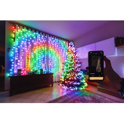 Twinkly - LED RGBW Stmívatelný venkovní vánoční řetěz STRINGS 250xLED 23,5m IP44 Wi-Fi