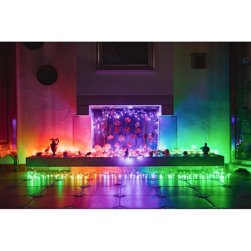 Twinkly - LED RGBW Stmívatelný venkovní vánoční řetěz STRINGS 250xLED 23,5m IP44 Wi-Fi