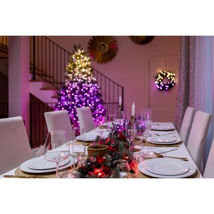 Twinkly - LED RGBW Stmívatelný venkovní vánoční řetěz STRINGS 250xLED 23,5m IP44 Wi-Fi
