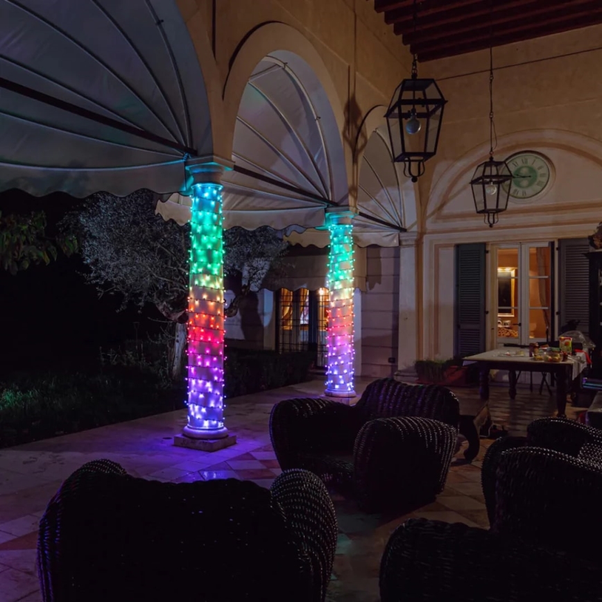 Twinkly - LED RGBW Stmívatelný venkovní vánoční řetěz STRINGS 250xLED 23,5m IP44 Wi-Fi