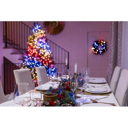 Twinkly - LED RGBW Stmívatelný venkovní vánoční řetěz STRINGS 250xLED 23,5m IP44 Wi-Fi