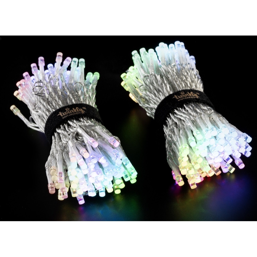 Twinkly - LED RGBW Stmívatelný venkovní vánoční řetěz STRINGS 250xLED 23,5m IP44 Wi-Fi