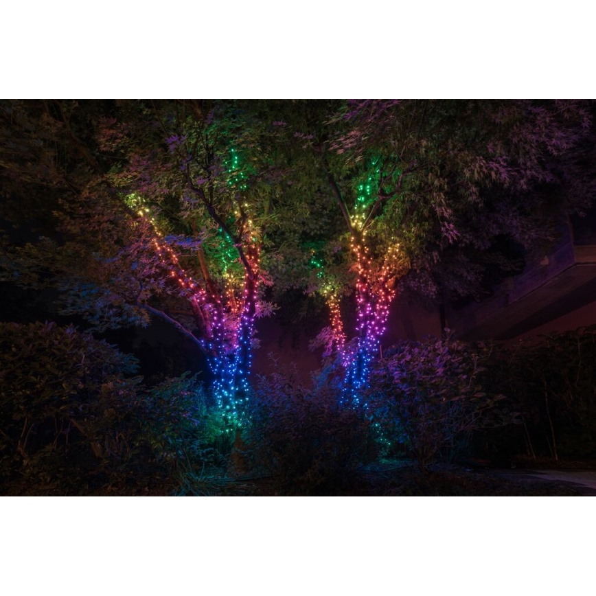 Twinkly - LED RGB Stmívatelný venkovní vánoční řetěz STRINGS 600xLED 51,5m IP44 Wi-Fi