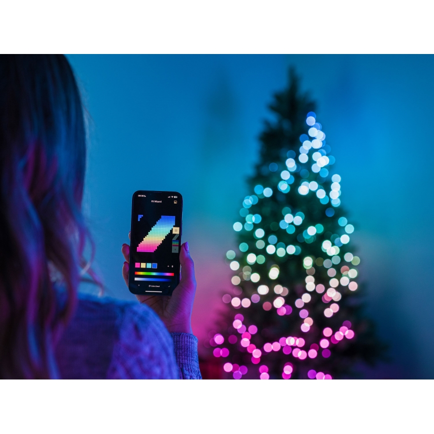 Twinkly - LED RGB Stmívatelný venkovní vánoční řetěz STRINGS 750xLED 63,5m IP44 Wi-Fi