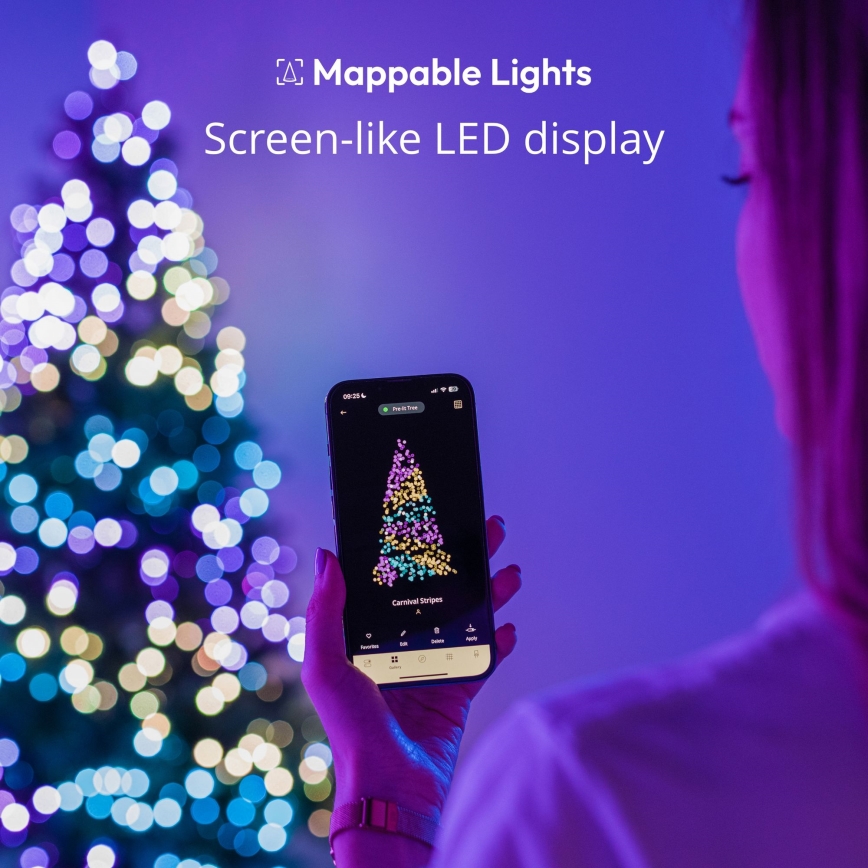 Twinkly - LED RGB Stmívatelný venkovní vánoční řetěz STRINGS 750xLED 63,5m IP44 Wi-Fi