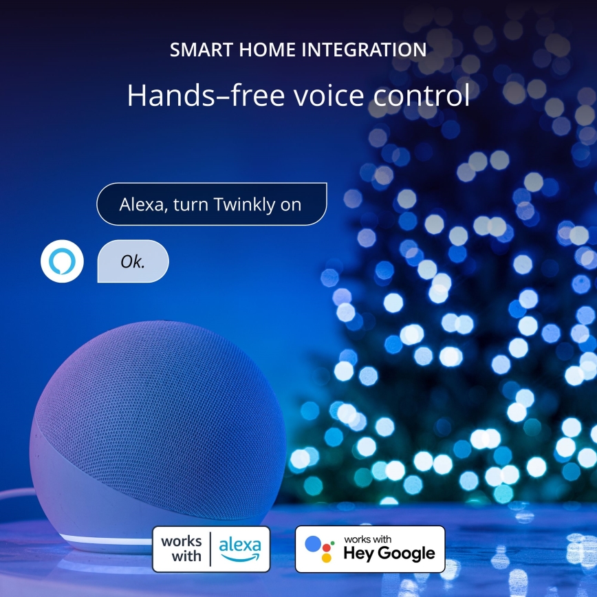 Twinkly - LED RGB Stmívatelný venkovní vánoční řetěz STRINGS 750xLED 63,5m IP44 Wi-Fi