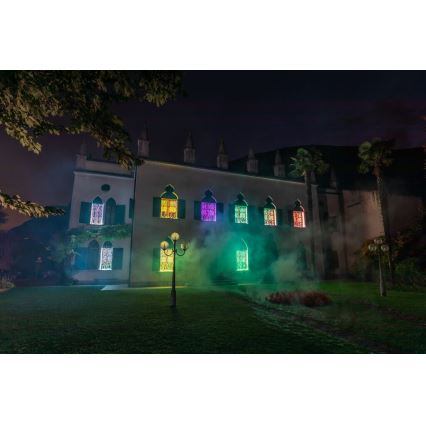 Twinkly - LED RGBW Stmívatelný venkovní vánoční závěs CURTAIN 210xLED 6,1m IP44 Wi-Fi