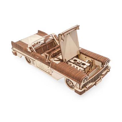 Ugears - 3D dřevěné mechanické puzzle Cabriolet