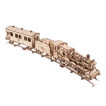 Ugears - 3D dřevěné mechanické puzzle Harry Potter Bradavický expres