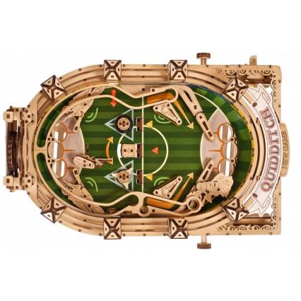 Ugears - 3D dřevěné mechanické puzzle Harry Potter Quidditch Pinball