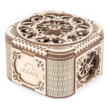 Ugears - 3D dřevěné mechanické puzzle Šperkovnice