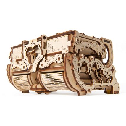 Ugears - 3D dřevěné mechanické puzzle Starožitná šperkovnice