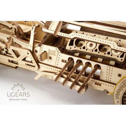 Ugears - 3D dřevěné mechanické puzzle U9 Auto Grand Prix