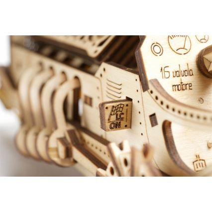 Ugears - 3D dřevěné mechanické puzzle U9 Auto Grand Prix