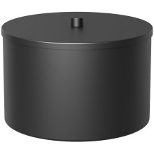 Úložná kovová krabice 12x17,5 cm černá