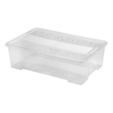 Úložný box TEX BOX 28 l čirá