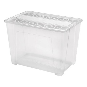 Úložný box TEX BOX 70 l čirá