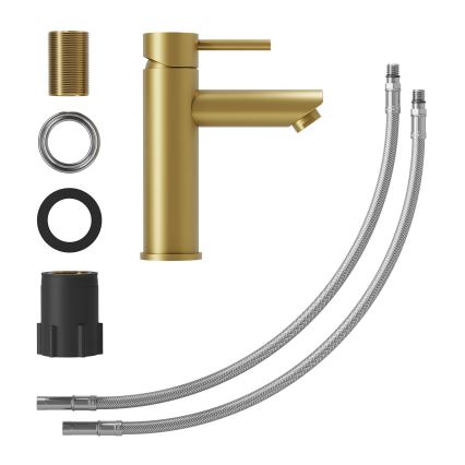 Umyvadlová baterie RINGSTED 17,8 cm kartáčovaná mosaz