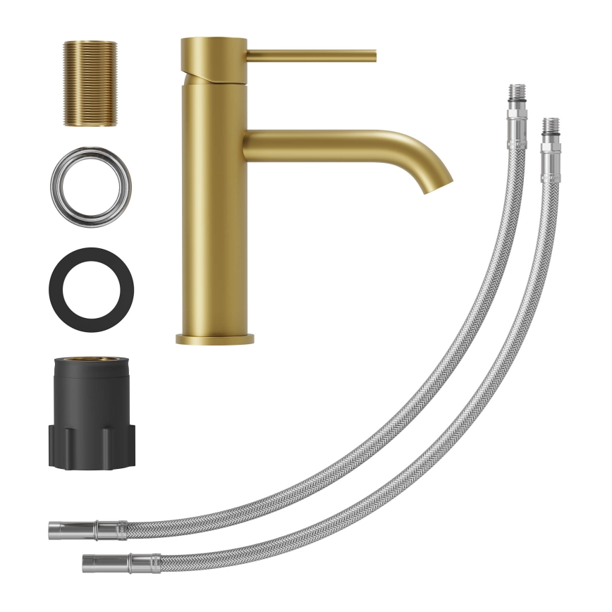 Umyvadlová baterie SOVANG 18,3 cm kartáčovaná mosaz