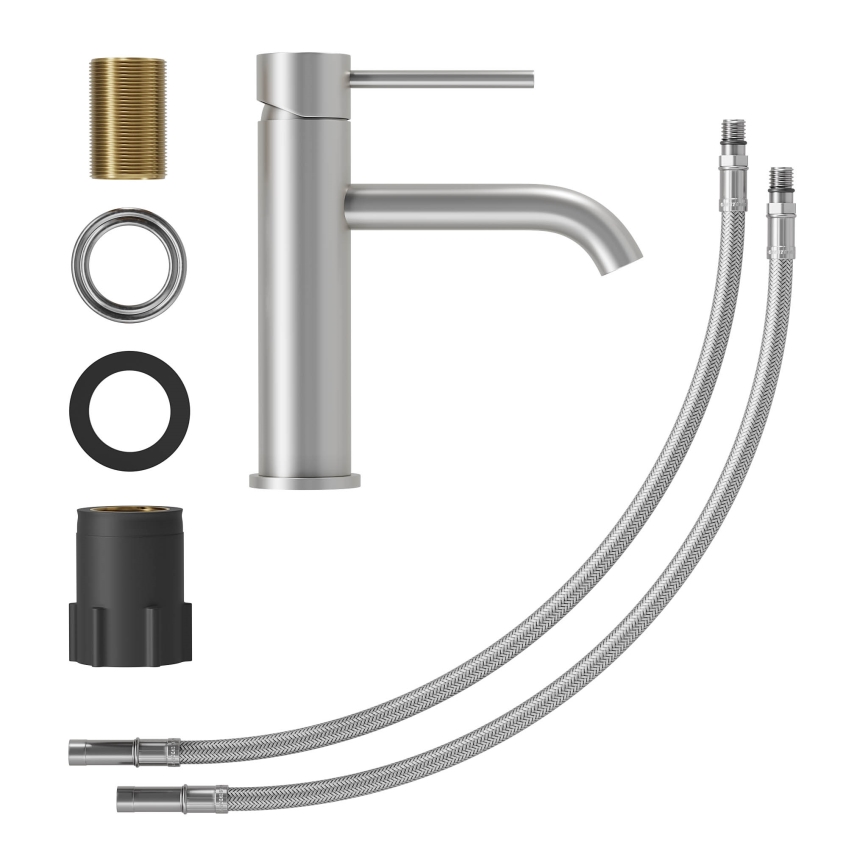 Umyvadlová baterie SOVANG 18,3 cm kartáčovaný nerez