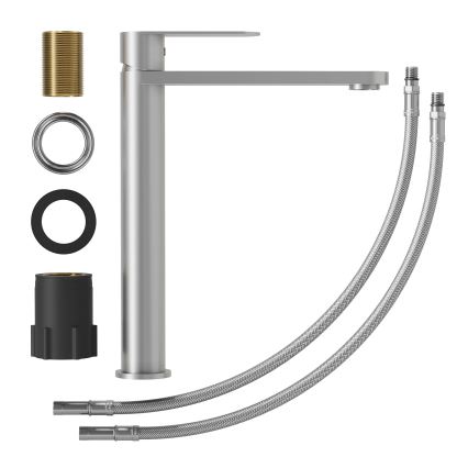 Umyvadlová baterie TARNBY 27,3 cm kartáčovaný nerez