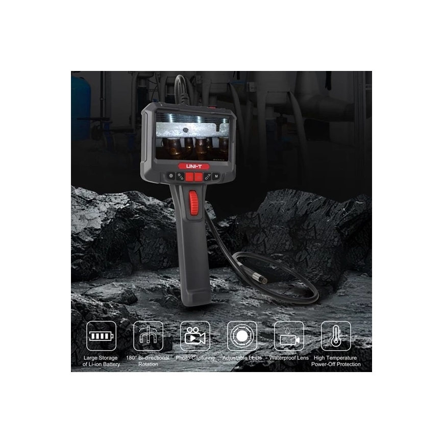 Uni-T UT663B - Endoskop 3,7V 3000 mAh IP67 3m