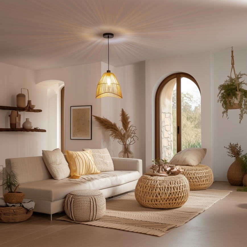 Univerzální stínidlo KERIA pr. 30 cm hnědá