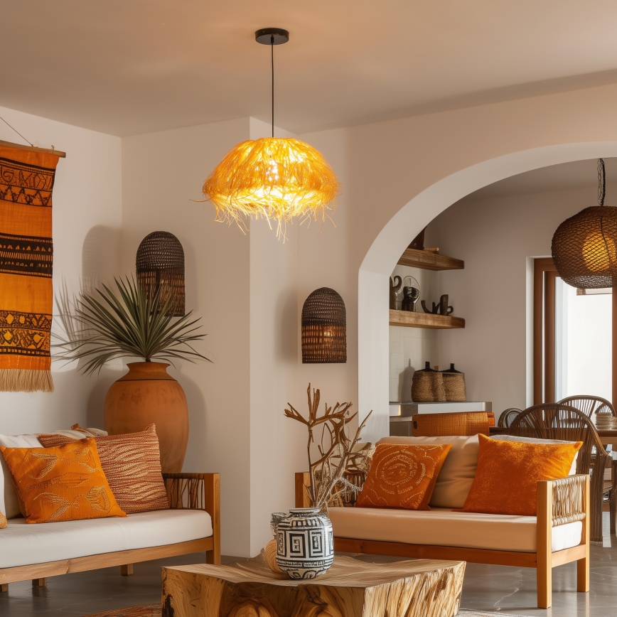 Univerzální stínidlo KERIA pr. 40 cm hnědá