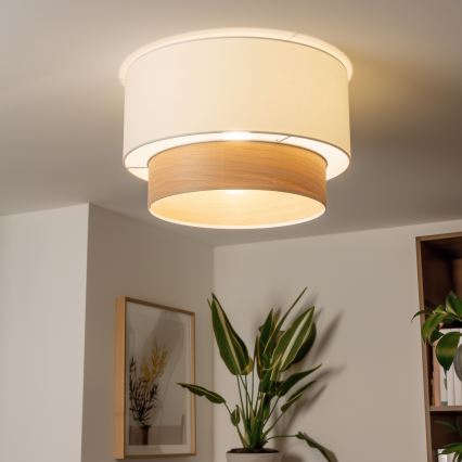 Univerzální stínidlo KERIA pr. 50 cm bílá/béžová