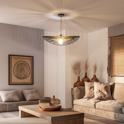 Univerzální stínidlo KERIA pr. 50 cm hnědá/černá