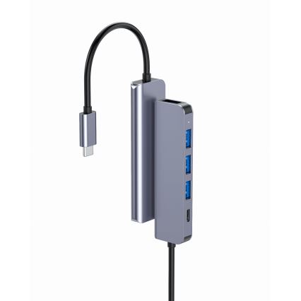 USB-C hub 5v1 Power Delivery 100W