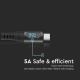 USB-C kabel s LED displejem 100W 1m