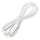 USB kabel USB-A / USB-C konektor s LED podsvícením 18W 1m bílá
