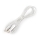 USB kabel USB-C / Lightning konektor s LED podsvícením 27W 1m bílá