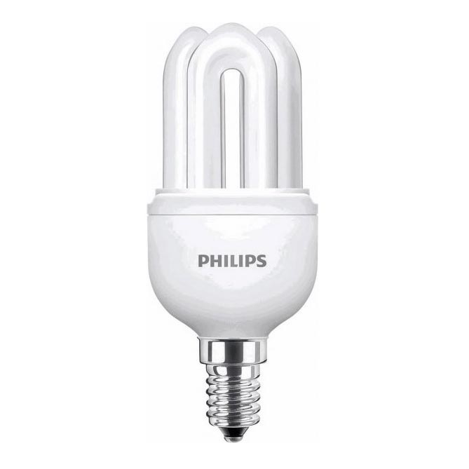 Úsporná žárovka Philips E14/8W/230V 2700K