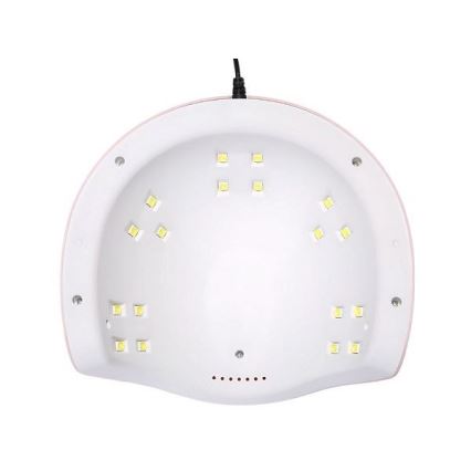 UV lampa na nehty 54W/5V růžová