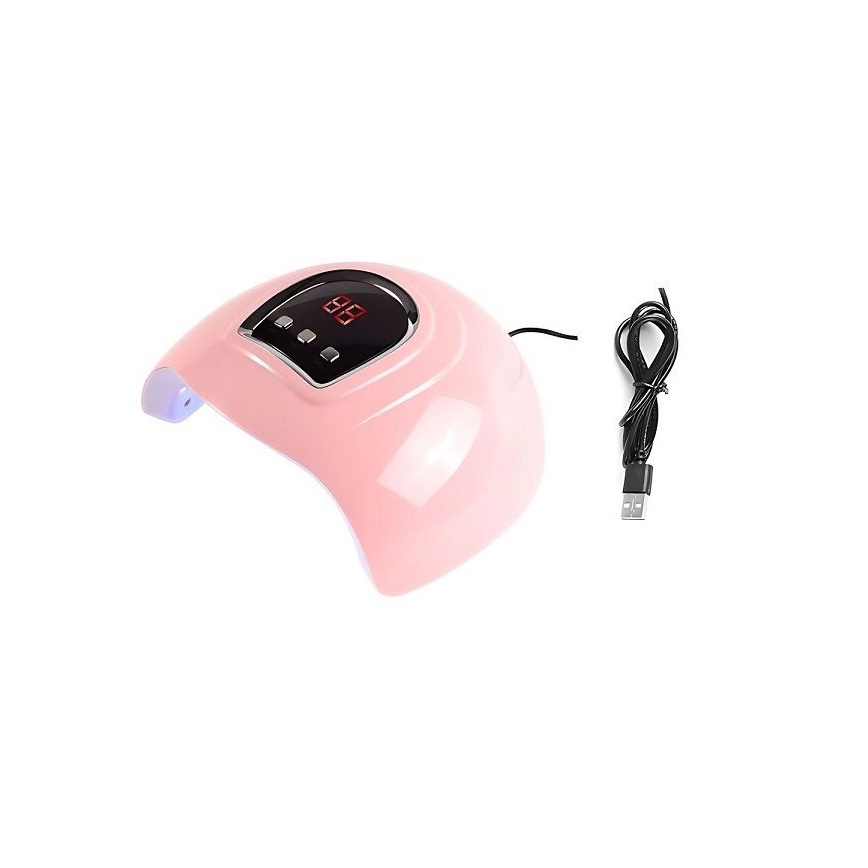 UV lampa na nehty 54W/5V růžová