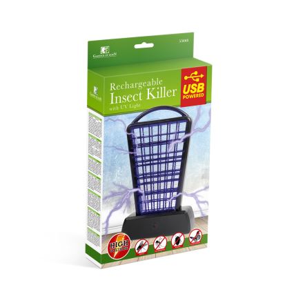 UV lapač hmyzu 1000 mAh/5V černá