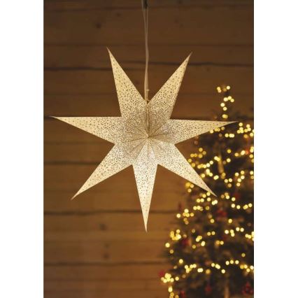 Vánoční dekorace 1xE14/25W/230V pr. 60 cm zlatá