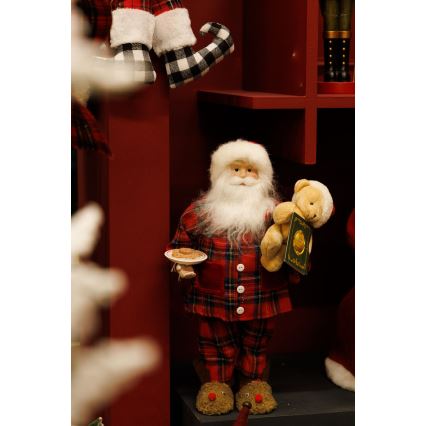 Vánoční dekorace 46 cm Santa