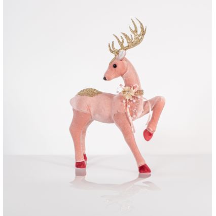 Vánoční dekorace 47 cm jelen