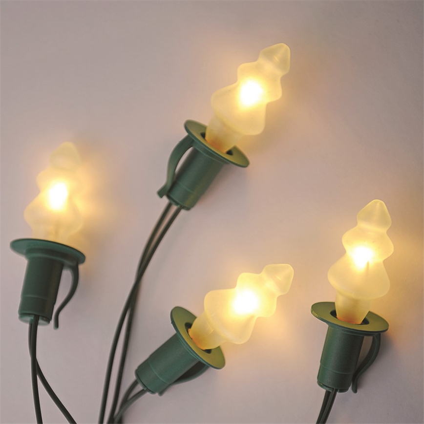 Vánoční řetěz TREE 12xE10/20V/230V bílá