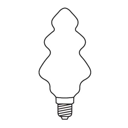 Vánoční řetěz TREE 12xE10/20V/230V bílá