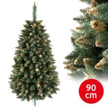 Vánoční stromek GOLD 90 cm borovice