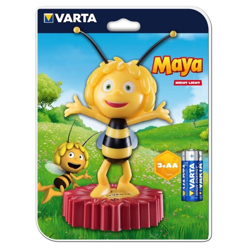 Varta 15635 - LED Dětská noční lampička MAYA THE BEE LED/3xAA